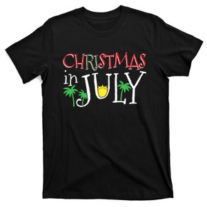 Christmas in July Merry Christmas Summer Funny Santa T-Shirt