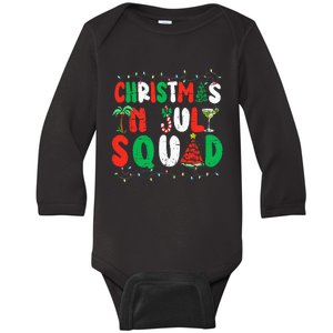 Christmas In July Squad Funny Summer Xmas Baby Long Sleeve Bodysuit