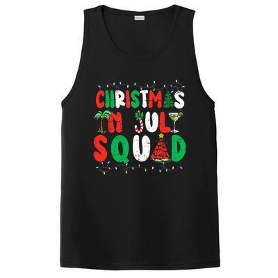 Christmas In July Squad Funny Summer Xmas PosiCharge Competitor Tank