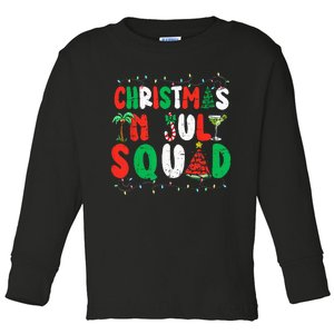 Christmas In July Squad Funny Summer Xmas Toddler Long Sleeve Shirt