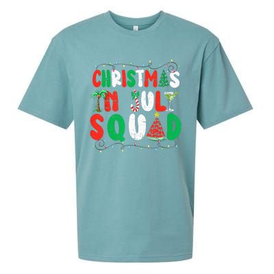 Christmas In July Squad Funny Summer Xmas Sueded Cloud Jersey T-Shirt