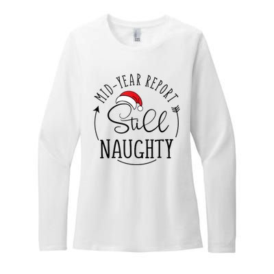 Christmas In July Mid Year Report Still Naughty Vacation Womens CVC Long Sleeve Shirt