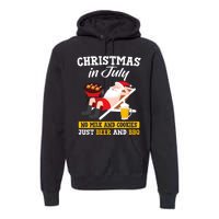 Christmas In July No Milk And Cookies Just Beer And Bbq Premium Hoodie