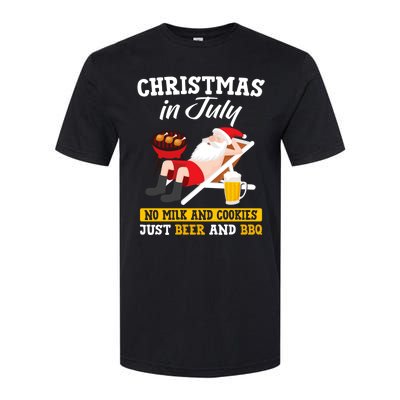 Christmas In July No Milk And Cookies Just Beer And Bbq Softstyle CVC T-Shirt