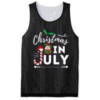 Christmas In July Beach Summer Santa Hat Gift Hawaiian 2021 Mesh Reversible Basketball Jersey Tank