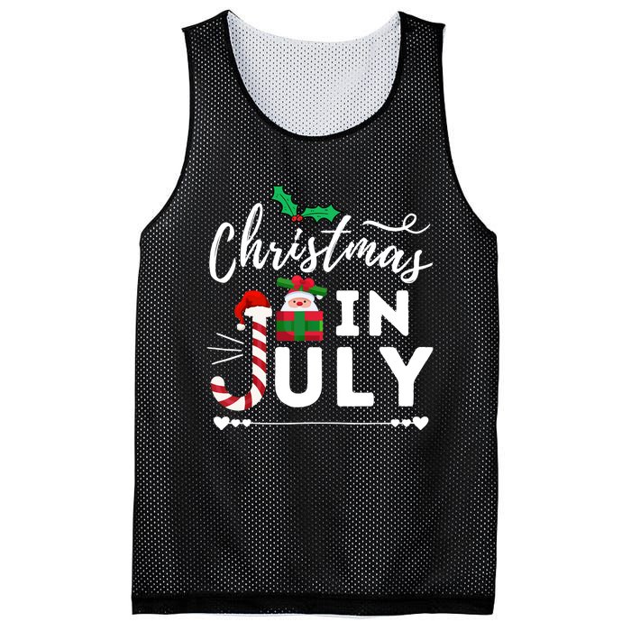 Christmas In July Beach Summer Santa Hat Gift Hawaiian 2021 Mesh Reversible Basketball Jersey Tank