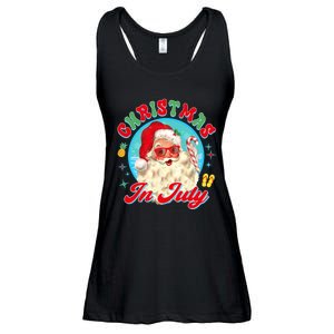 Christmas In July Santa Claus Vacation Summer Men Women Kids Ladies Essential Flowy Tank