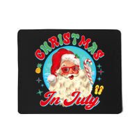 Christmas In July Santa Claus Vacation Summer Men Women Kids Mousepad