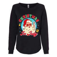 Christmas In July Santa Claus Vacation Summer Men Women Kids Womens California Wash Sweatshirt