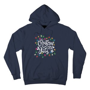 Christmas In July Lights Funny Summer Xmas  Wo  Hoodie