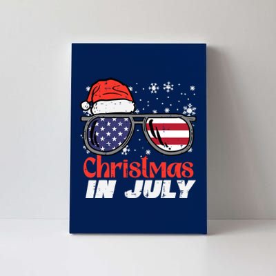 Christmas In July US Flag Santa Patriot Men Women Kids Boy Canvas