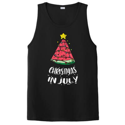 Christmas In July Watermelon Xmas Tree Summer PosiCharge Competitor Tank