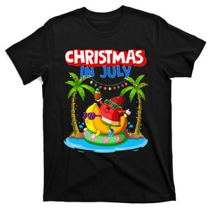 Christmas In July Watermelon Xmas Summer T-Shirt