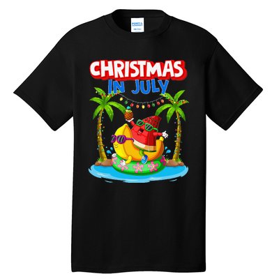 Christmas In July Watermelon Xmas Summer Tall T-Shirt