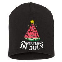 Christmas In July Watermelon Xmas Tree Summer Men Women Short Acrylic Beanie