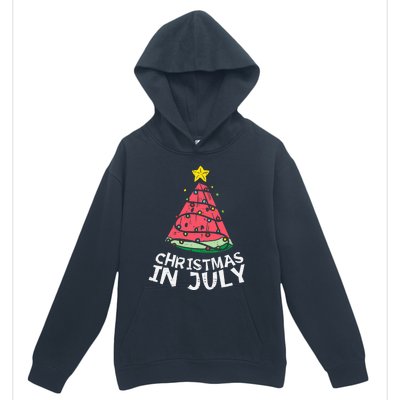 Christmas In July Watermelon Xmas Tree Summer Men Women Urban Pullover Hoodie