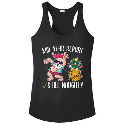 Christmas in July Mid Year Report Still Naughty Ladies PosiCharge Competitor Racerback Tank