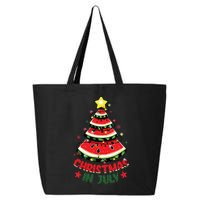 Christmas In July Shirts Watermelon Xmas Tree 25L Jumbo Tote