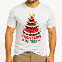 Christmas In July Shirts Watermelon Xmas Tree Cooling Performance Crew T-Shirt