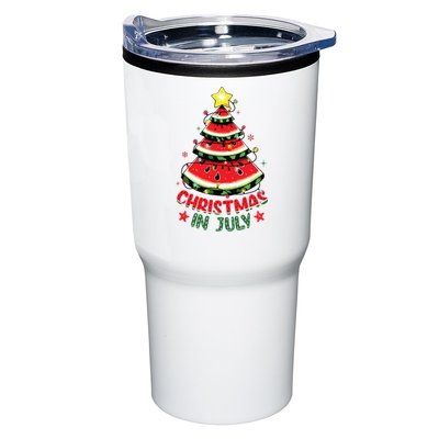 Christmas In July Shirts Watermelon Xmas Tree Tumbler