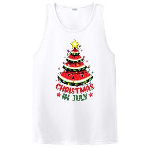 Christmas In July Shirts Watermelon Xmas Tree PosiCharge Competitor Tank