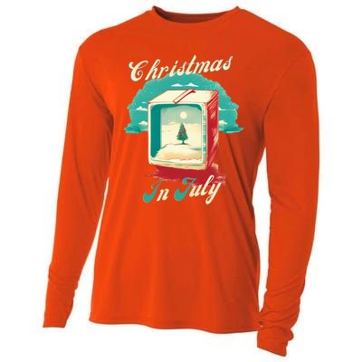 Christmas In July Gift Cooling Performance Long Sleeve Crew