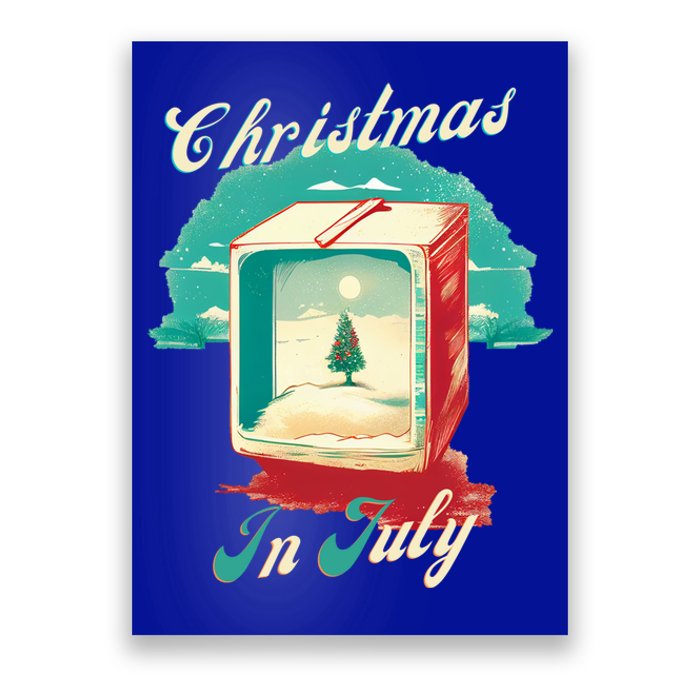 Christmas In July Gift Poster