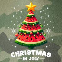 Christmas In July Watermelon Xmas Tree Summer Legacy Tie Dye Trucker Hat