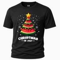 Christmas In July Watermelon Xmas Tree Summer Performance Shirt