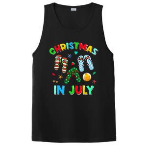 Christmas In July Squad Funny Summer Xmas PosiCharge Competitor Tank