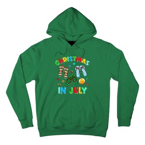 Christmas In July Squad Funny Summer Xmas Hoodie