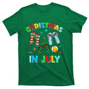 Christmas In July Squad Funny Summer Xmas T-Shirt