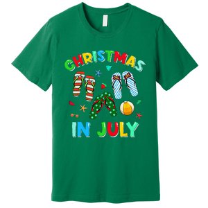 Christmas In July Squad Funny Summer Xmas Premium T-Shirt