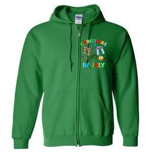 Christmas In July Squad Funny Summer Xmas Full Zip Hoodie