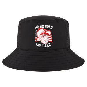 Christmas In July Santa Ho Ho Hold My Beer Drink Lover Cool Comfort Performance Bucket Hat