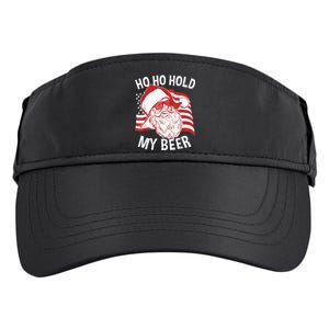 Christmas In July Santa Ho Ho Hold My Beer Drink Lover Adult Drive Performance Visor