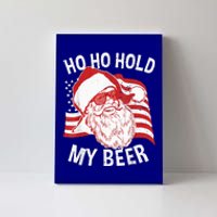 Christmas In July Santa Ho Ho Hold My Beer Drink Lover Canvas