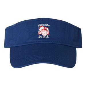 Christmas In July Santa Ho Ho Hold My Beer Drink Lover Valucap Bio-Washed Visor