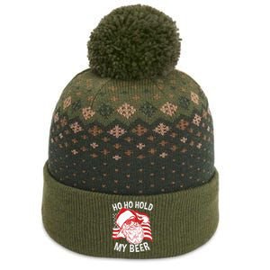 Christmas In July Santa Ho Ho Hold My Beer Drink Lover The Baniff Cuffed Pom Beanie