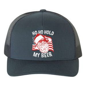 Christmas In July Santa Ho Ho Hold My Beer Drink Lover Yupoong Adult 5-Panel Trucker Hat