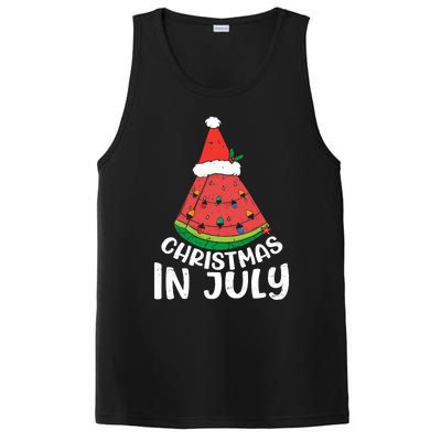 Christmas In July Watermelon Xmas Tree Summer PosiCharge Competitor Tank