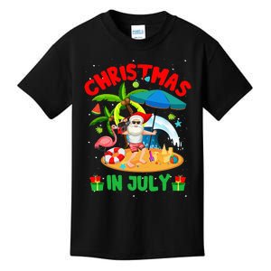 Christmas In July Funny Summer Xmas Kids T-Shirt