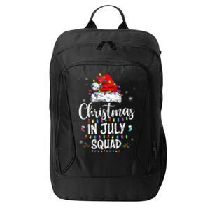 Christmas In July Squad Funny Summer Xmas City Backpack