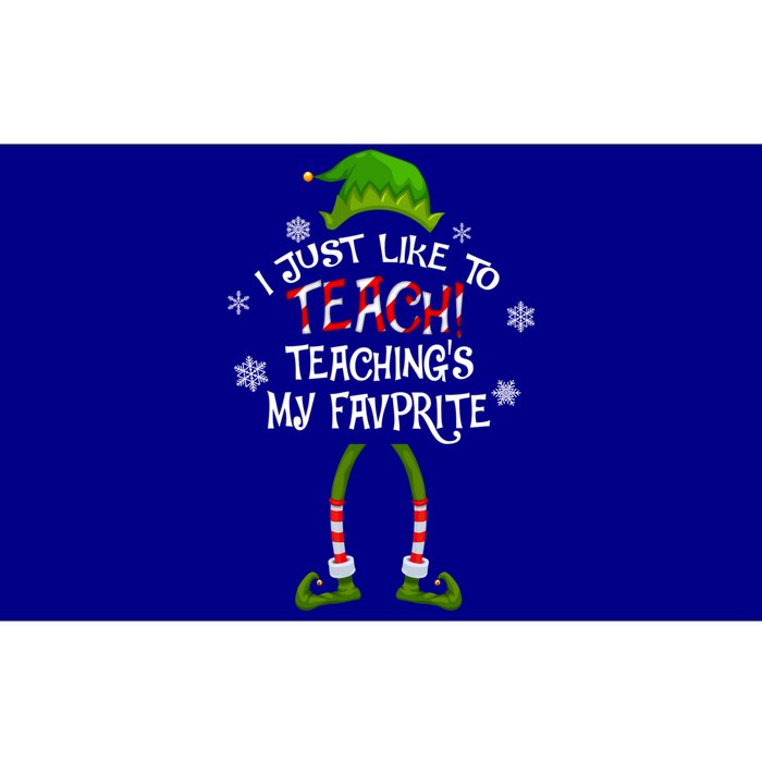 Christmas I Just Like To Teach Teachings My Favorite Cute Gift Bumper Sticker