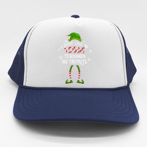 Christmas I Just Like To Teach Teachings My Favorite Cute Gift Trucker Hat