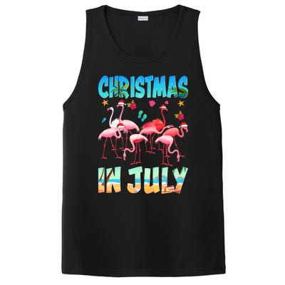 Christmas In July Flamingo Beach Summer PosiCharge Competitor Tank