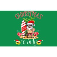 Christmas In July T Funny Santa Summer Beach Vacation Bumper Sticker