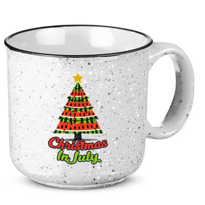 Christmas In July Watermelon Tropical Xmas Tree Summer Tank Top 15oz Campfire Ceramic Mug
