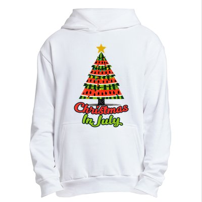 Christmas In July Watermelon Tropical Xmas Tree Summer Tank Top Urban Pullover Hoodie