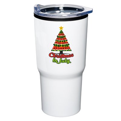 Christmas In July Watermelon Tropical Xmas Tree Summer Tank Top Tumbler